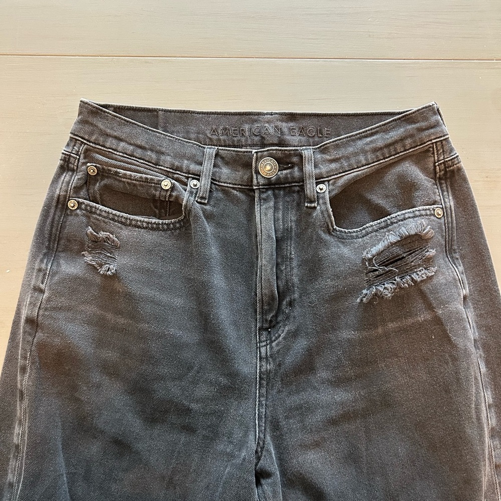 American Eagle Outfitters Black High Rise Jeans